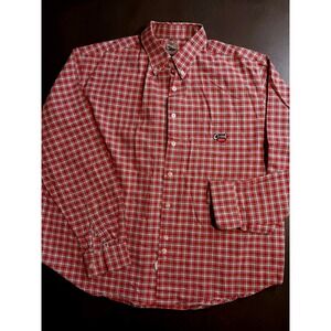 Cruel GIRL VINTAGE Y2K LONG SLEEVE WOMENS WESTERN PLAID BUTTON UP SIZE XL , DRY